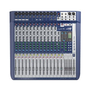 SOUNDCRAFT Signature 16 เครื่องผสมสัญญาณเสียง ระบบ อนาล็อก 16 ชาแนล SOUNDCRAFT Signature 16 มิกเซอร์อนาล็อก SOUNDCRAFT Signature 16 Compact analogue mixing