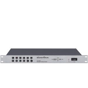 SOUNDVISION DCS-900M เครื่องควบคุมชุดไมค์ประชุม ดิจิตอล รองรับการประชุมสูงสุด 5,000 ชุด สามารถบันทึกเสียงประชุมลง USB ได้ มีฟังก์ชันการทำงาน 6 ฟังก์ชัน