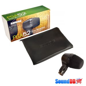 SHURE PGA52-LC Cardioid Dynamic Kick Drum Microphone SHURE PGA52-LC ไมค์จ่อเครื่องดนตรี SHURE PGA52 ไมโครโฟน กลอง ไมค์สำหรับจ่อเครื่องดนตรี ไมค์สำหรับกลอง