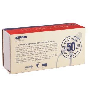 SHURE SM58-50A ไมค์สำหรับร้อง/พูด SHURE SM58 ไมโครโฟนสำหรับร้องเพลง หรือใช้พูด SHURE SM 58 ของแท้ มีประกัน รับบัตรเครดิตออนไลน์