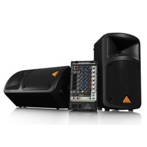ชุดเครื่องเสียง ลำโพง EPS 500MP3 8 นิ้ว 2 ใบ พร้อมเพาเวอร์มิก 8 ชาแนล จาก BEHRINGER และ JBL STAGE A100P-WAS ตู้ซับวูฟเฟอร์ 10 นิ้ว - Image 2