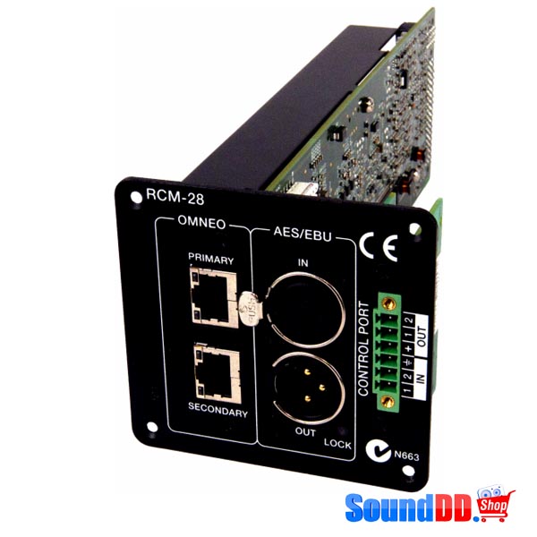 EV RCM-28 OMNEO NETWORK & DSP MODULE FOR TOUR GRADE AMPLIFIERS EV RCM-28 โมดูลเครือข่าย OMNEO และ DSP สำหรับแอมป์รุ่น TG5 / TG7 Electro-voice RCM-28