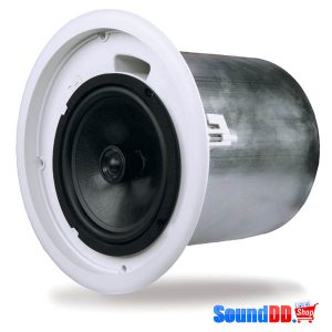QSC AC-C8T 8" Full-range, 100° conical QSC AC-C8T ลำโพงติดเพดาน ขนาด 8 นิ้ว 80 วัตต์ แบบไลน์โวลล์ 70V/100V QSC AC C8T ceiling speaker