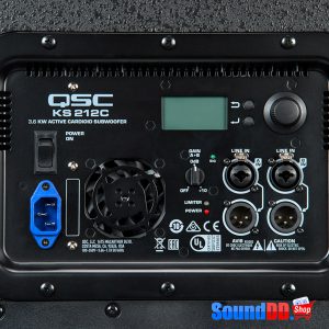 QSC KS212C ตู้ลำโพงซับวูฟเฟอร์ มีแอมป์ในตัว 2x12 นิ้ว คลาส D 3600W ตอบสนองความถี่ 44 Hz - 104 Hz QSC KS212C Subwoofer QSC KS212C ลำโพงซับวูฟเฟอร์