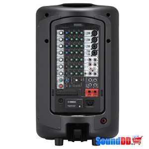 YAMAHA STAGEPAS 600BT Portable PA System เครื่องเสียงเคลื่อนที่ คลาส D 680 วัตต์ เพาเวอร์มิกเซอร์ 10 ชาแนล พร้อมไมค์ไดนามิกคู่ ขาตั้งลำโพง 2 ต้น และกระเป๋า