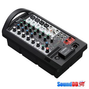 YAMAHA STAGEPAS 400BT Portable PA System เครื่องเสียงเคลื่อนที่ คลาส D 400 วัตต์ เพาเวอร์มิกเซอร์ 8 ชาแนล พร้อมไมค์ไดนามิกคู่ ขาตั้งลำโพง 2 ต้น และกระเป๋า