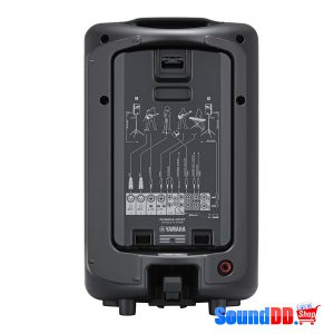 YAMAHA STAGEPAS 400BT Portable PA System เครื่องเสียงเคลื่อนที่ คลาส D 400 วัตต์ เพาเวอร์มิกเซอร์ 8 ชาแนล พร้อมไมค์ไดนามิกคู่ ขาตั้งลำโพง 2 ต้น และกระเป๋า