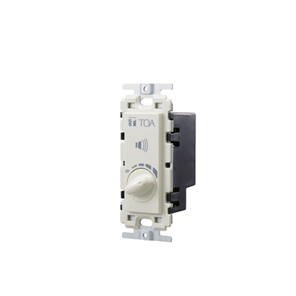 TOA AT-063AP Flush-mounted wall attenuator Volume control Input Range 0.5 W - 6 W Volume Control โวลุ่ม ปรับระดับเสียง เพิ่ม-ลด ระดับเสียง ติดผนัง ปรับเสียง