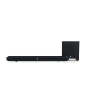 JBL SB450 4K Ultra-HD soundbar with wireless subwoofer JBL SB450 ลำโพงซาวด์บาร์ 4K Ultra-HD พร้อมลำโพงซับวูฟเฟอร์ไร้สาย 440 วัตต์ JBL SB450 soundbar
