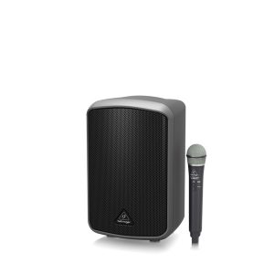 BEHRINGER MPA100BT ชุดเครื่องเสียงเคลื่อนที่ มีแอมป์ในตัว 6 นิ้ว 100 วัตต์ คลาส D มีบลูทูธ พร้อมไมค์ลอย 1ตัว BEHRINGER MPA100BT เครื่องเสียงเคลื่อนที่