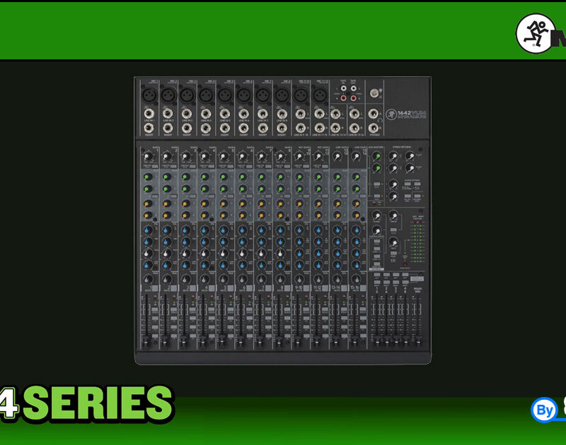 MACKIE 1642VLZ4 16-CHANNEL COMPACT MIXER MACKIE 1642VLZ4 เครื่องผสมสัญญาณเสียง อนาล็อก 16 ชาแนล MACKIE 1642VLZ4 มิกเซอร์อนาล็อก