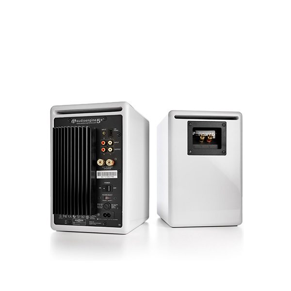 AUDIOENGINE A5+ ลำโพงไร้สาย มีแอมป์ในตัว ขนาด 5 นิ้ว คลาส A/B 150 วัตต์ เชื่อมต่อการทำงานด้วยระบบบลูทูธ AUDIOENGINE A5+ CLASSIC SPEAKERS ลำโพงบลูทูธ