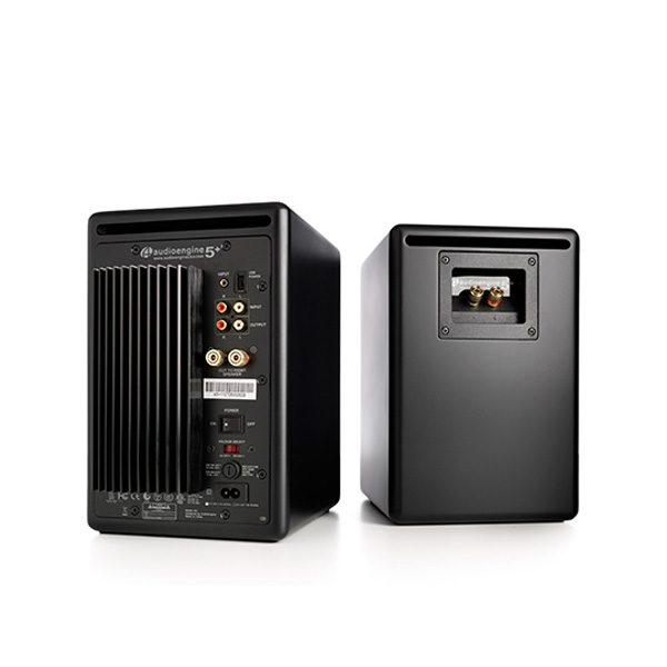 AUDIOENGINE A5+ ลำโพงไร้สาย มีแอมป์ในตัว ขนาด 5 นิ้ว คลาส A/B 150 วัตต์ เชื่อมต่อการทำงานด้วยระบบบลูทูธ AUDIOENGINE A5+ CLASSIC SPEAKERS ลำโพงบลูทูธ