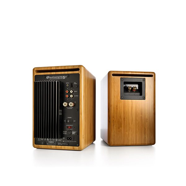 AUDIOENGINE A5+ ลำโพงไร้สาย มีแอมป์ในตัว ขนาด 5 นิ้ว คลาส A/B 150 วัตต์ เชื่อมต่อการทำงานด้วยระบบบลูทูธ AUDIOENGINE A5+ CLASSIC SPEAKERS ลำโพงบลูทูธ