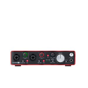 FOCUSRITE SCARLETT 6I6 (2ND GEN) เชื่อมต่อกับคอมพิวเตอร์เพื่อทำงานเกี่ยวกับเสียง FOCUSRITE SCARLETT 6I6 (2ND GEN) สัญญาณแบบอนาล็อก