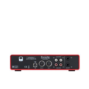 FOCUSRITE SCARLETT 2I4 (2ND GEN) เชื่อมต่อกับคอมพิวเตอร์เพื่อทำงานเกี่ยวกับเสียง FOCUSRITE SCARLETT 2I4 (2ND GEN) สัญญาณแบบอนาล็อก