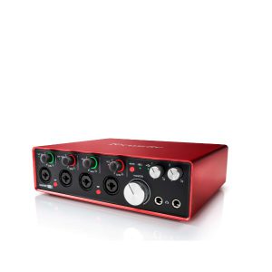 FOCUSRITE SCARLETT 18I8 (2ND GEN) เชื่อมต่อกับคอมพิวเตอร์เพื่อทำงานเกี่ยวกับเสียง FOCUSRITE SCARLETT 18I8 (2ND GEN) สัญญาณแบบอนาล็อก