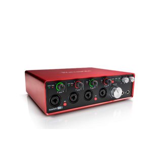 FOCUSRITE SCARLETT 18I8 (2ND GEN) เชื่อมต่อกับคอมพิวเตอร์เพื่อทำงานเกี่ยวกับเสียง FOCUSRITE SCARLETT 18I8 (2ND GEN) สัญญาณแบบอนาล็อก
