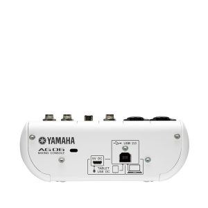 YAMAHA AG06 Multipurpose 6-channel mixer with USB audio interface YAMAHA AG06 มิกเซอร์ อนาล็อก 6 ชาแนล YAMAHA AG06 เครื่องผสมสัญญาณเสียง อนาล็อก