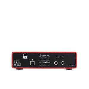 FOCUSRITE SCARLETT 2I2 (2ND GEN) เชื่อมต่อกับคอมพิวเตอร์เพื่อทำงานเกี่ยวกับเสียง FOCUSRITE SCARLETT 2I2 (2ND GEN) สัญญาณแบบอนาล็อก