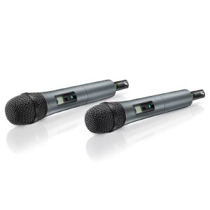 SENNHEISERXSW 1-825 DUAL ชุดไมค์ลอยมือถือคู่ ย่าน UHF 2-channel wireless system สำหรับร้องเพลง และงานพูด รับประกันของแท้! ส่งฟรี!