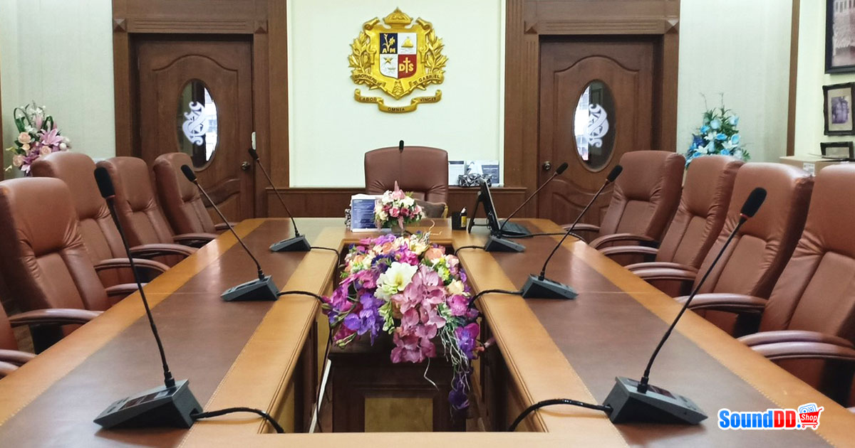 ระบบเสียงห้องประชุม โรงเรียนเซนต์คาเบรียล | ผลงานการติดตั้ง