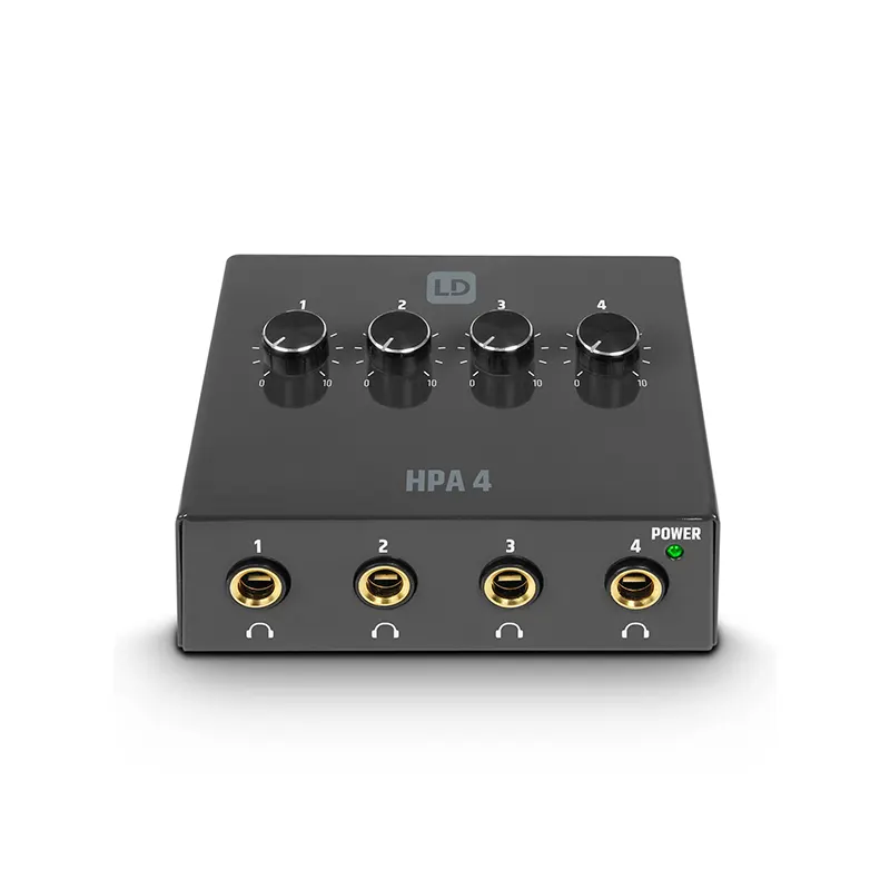 LD SYSTEMS HPA 4 แอมป์หูฟัง 4 ชาแนล