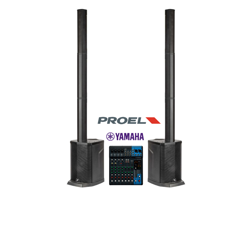 ชุดเครื่องเสียง Proel SESSION1 + YAMAHA MG10XU