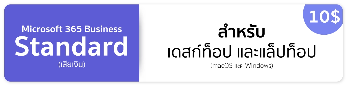 Microsoft Teams 365 Business Standard(เสียเงิน)