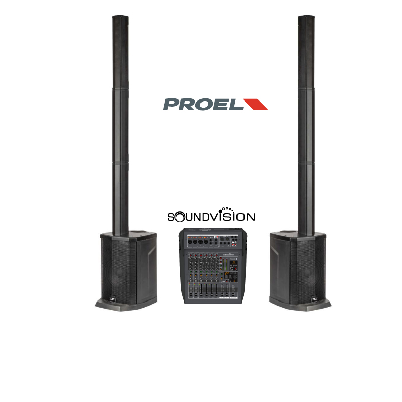 ชุดเครื่องเสียง Proel SESSION1 + Soundvision AMX-08
