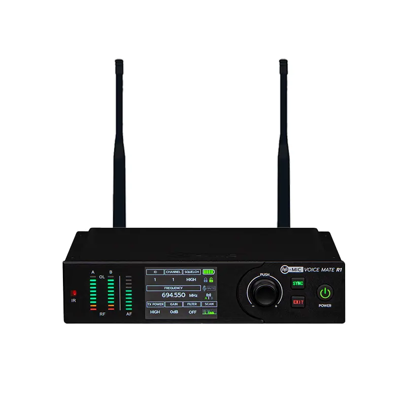 VL-AUDIO V-MIC Voice Mate R1 F2 ชุดไมค์ลอยดิจิตอล มือถือเดี่ยว แบบ UHF 748.3 – 757.7 MHz
