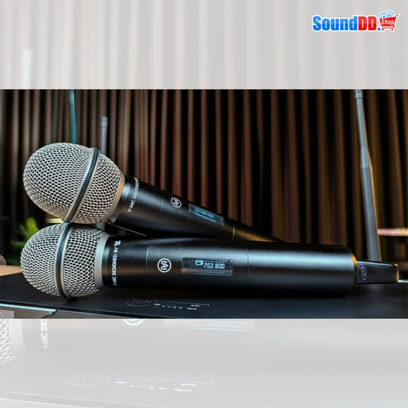 VL-AUDIO V-MIC Voice Mate R2 ชุดไมค์ลอยดิจิตอล มือถือคู่ แบบ UHF - Image 4