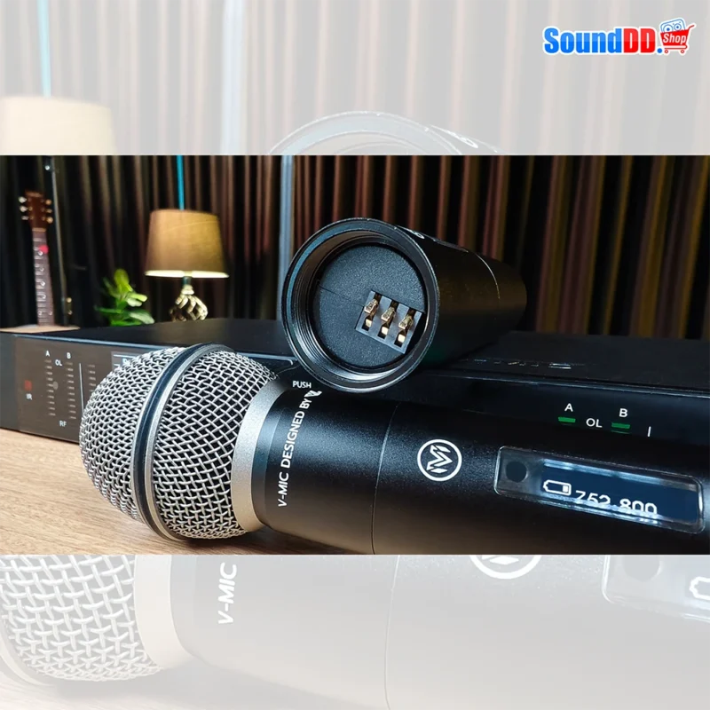 VL-AUDIO V-MIC Voice Mate R2 ชุดไมค์ลอยดิจิตอล มือถือคู่ แบบ UHF - Image 5
