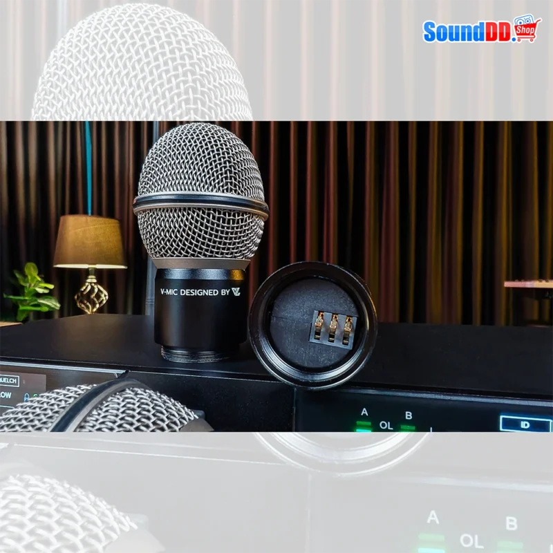 VL-AUDIO V-MIC Voice Mate R2 ชุดไมค์ลอยดิจิตอล มือถือคู่ แบบ UHF - Image 6