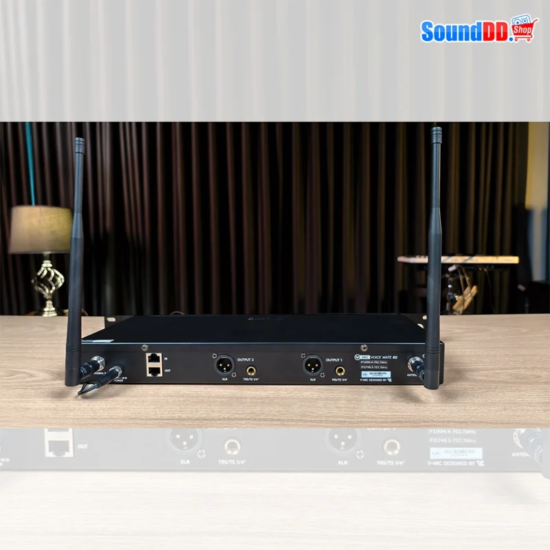VL-AUDIO V-MIC Voice Mate R2 ชุดไมค์ลอยดิจิตอล มือถือคู่ แบบ UHF - Image 10