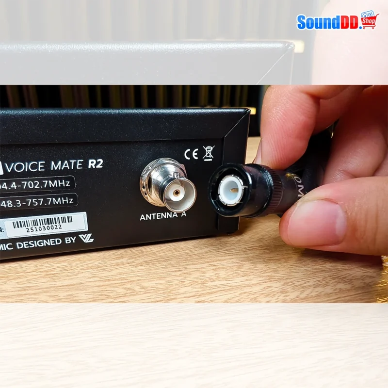 VL-AUDIO V-MIC Voice Mate R2 ชุดไมค์ลอยดิจิตอล มือถือคู่ แบบ UHF - Image 12