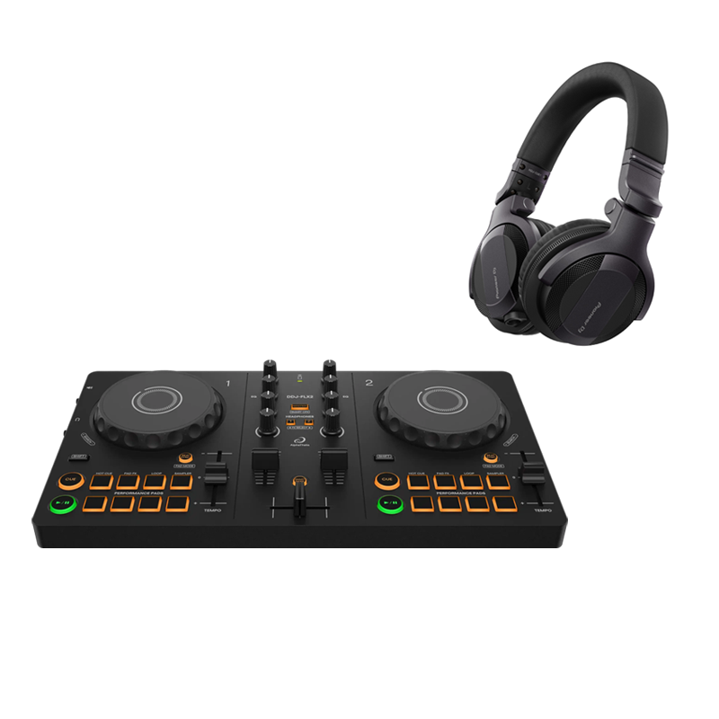 ชุดเครื่องเล่นดีเจ PIONEER DJ DDJ-FLX2 + HDJ-CUE1