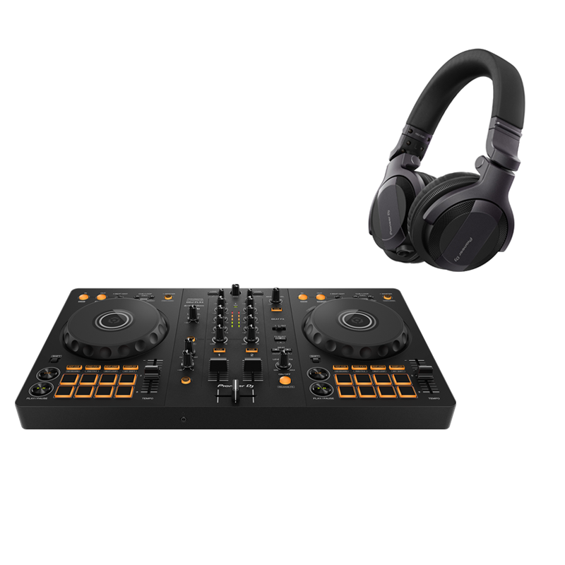 ชุดเครื่องเล่นดีเจ PIONEER DJ DDJ-FLX4 + HDJ-CUE1