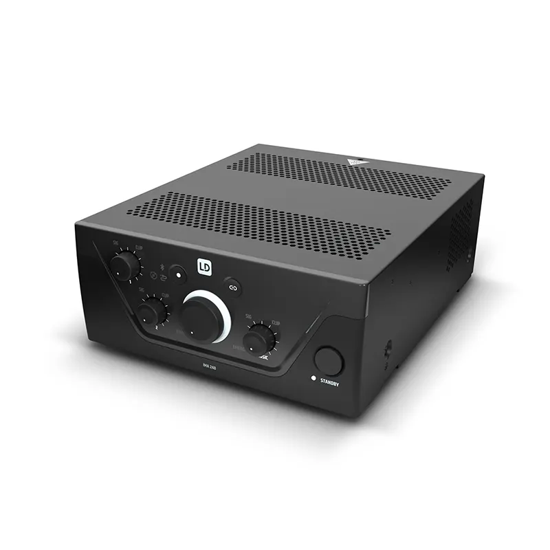 LD SYSTEMS IMA 240 มิกเซอร์แอมป์ 240 วัตต์ที่ 4 โอห์ม และ 100 V / 70 V, 2 Mic/line