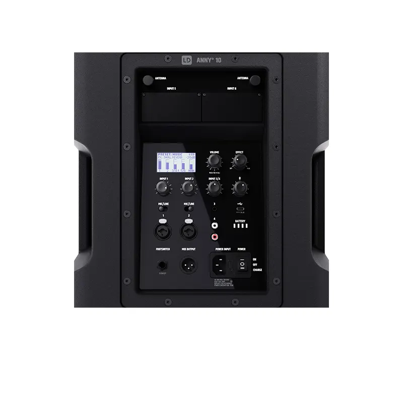 LD SYSTEMS ANNY 10 ลำโพงพกพา 10 นิ้ว 2 ทาง 160 วัตต์ พร้อมบลูทูธ มีแบตเตอร์รี่ และมิกเซอร์ในตัว