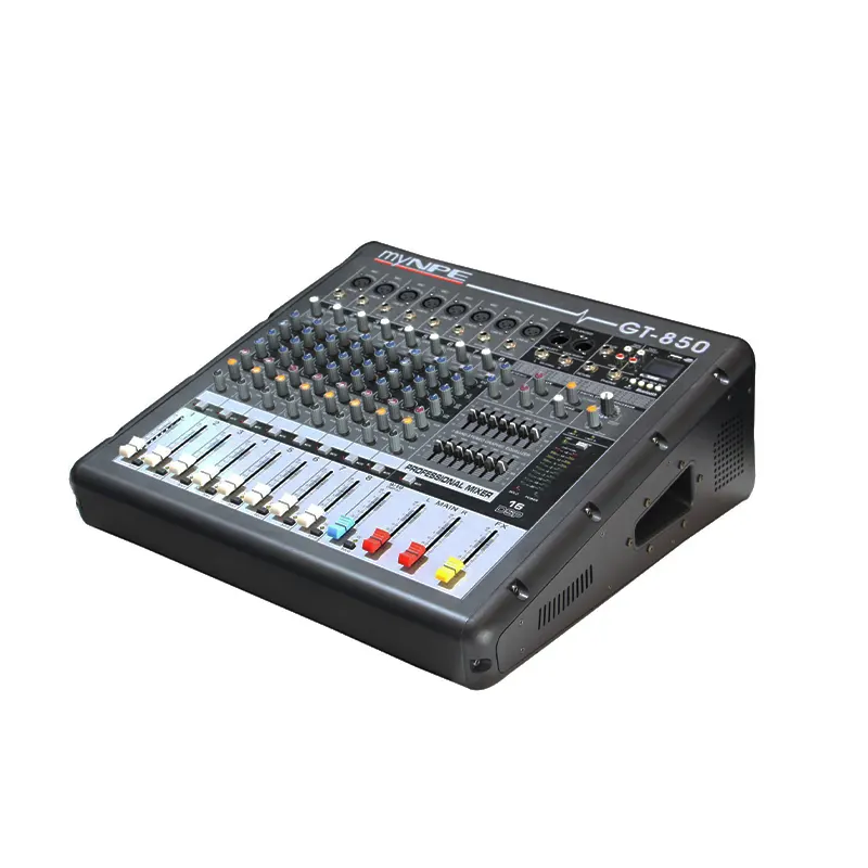myNPE GT-850 เพาเวอร์มิกเซอร์ 8 ชาแนล 2×500 วัตต์