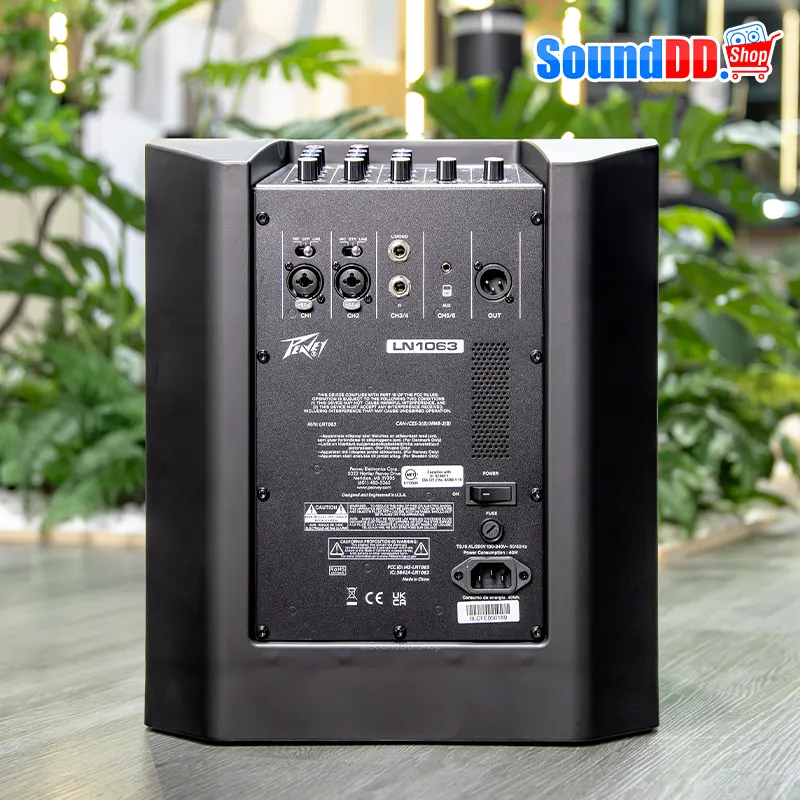 PEAVEY LN 1063 ลำโพง Active Column 6x2.75 นิ้ว พร้อมซับ 8 นิ้ว 500 วัตต์ - Image 10
