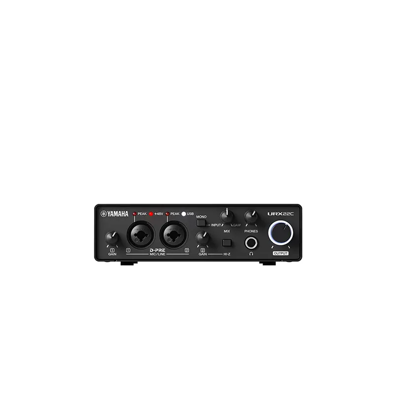 YAMAHA URX22C USB Audio/MIDI Interface 2-in/2-out 32-bit/192 kHz