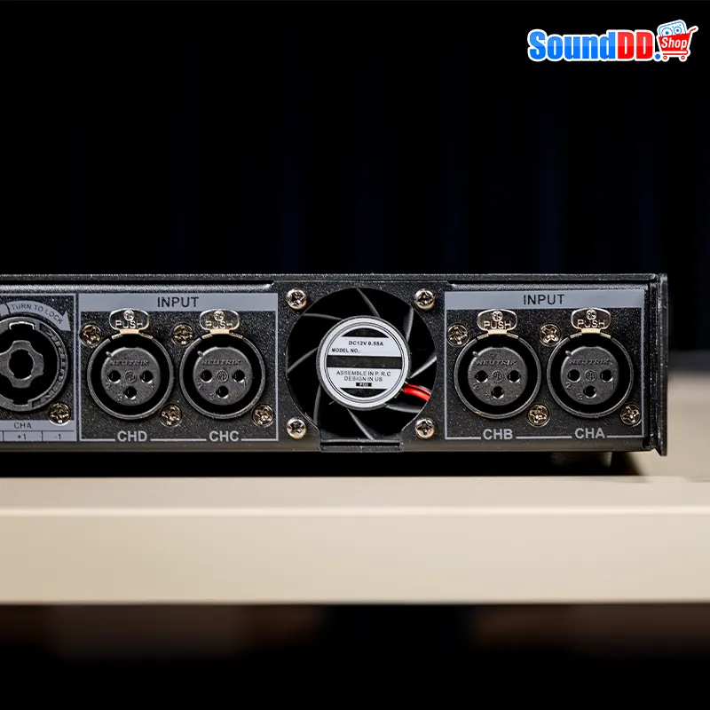 FEDYCO DX20:4 เพาเวอร์แอมป์ 4 ชาแนล 4 x 2500 วัตต์ ที่ 8 โอห์ม - Image 8