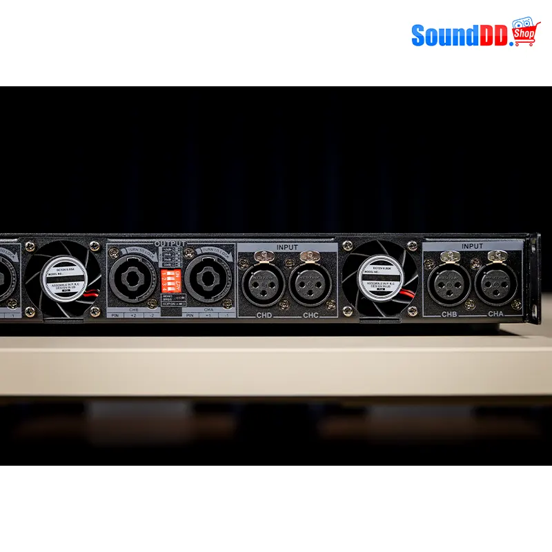 FEDYCO DX20:4 เพาเวอร์แอมป์ 4 ชาแนล 4 x 2500 วัตต์ ที่ 8 โอห์ม - Image 9