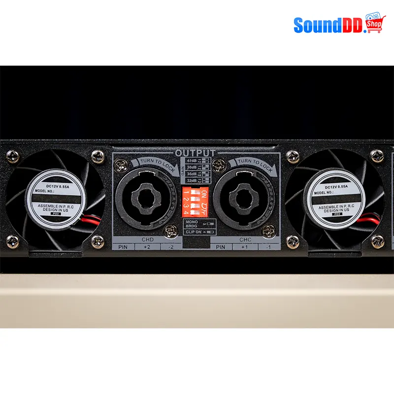 FEDYCO DX20:4 เพาเวอร์แอมป์ 4 ชาแนล 4 x 2500 วัตต์ ที่ 8 โอห์ม - Image 10