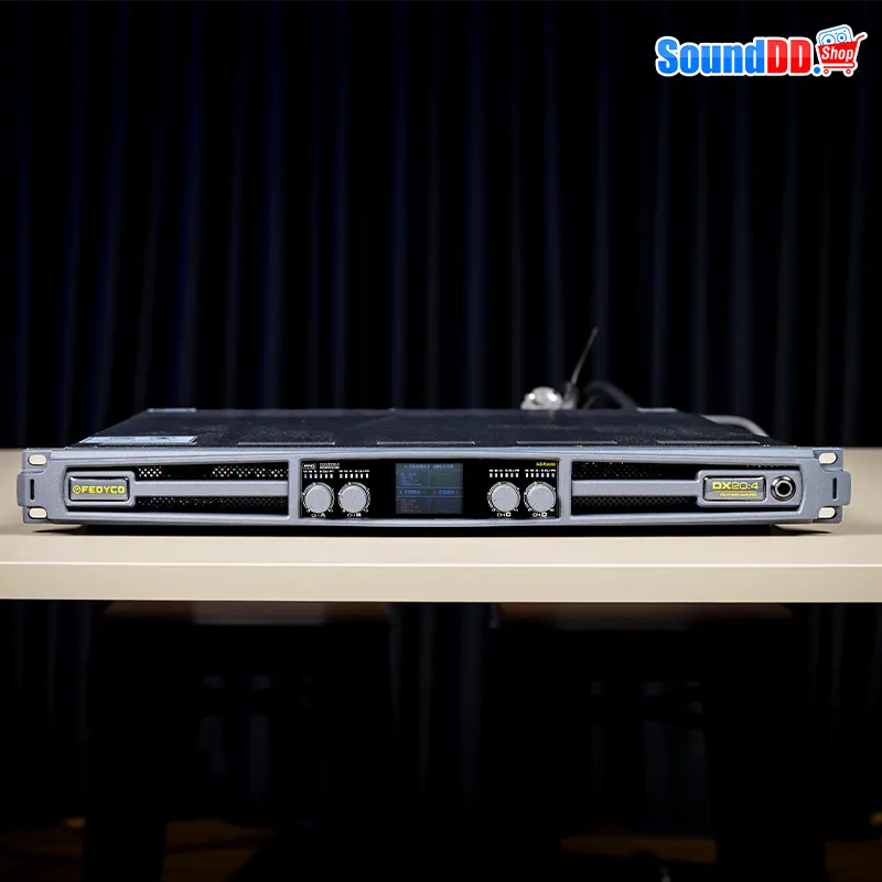 FEDYCO DX20:4 เพาเวอร์แอมป์ 4 ชาแนล 4 x 2500 วัตต์ ที่ 8 โอห์ม - Image 4