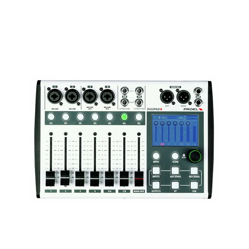 PROEL DIGIPAD8 มิกเซอร์ ดิจิตอล 8 ชาแนล