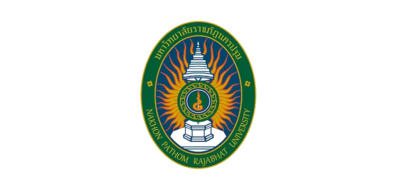 Logo มหาวิทยาลัย ราชภัฎนครปฐม ลูกค้าองค์กรของเรา