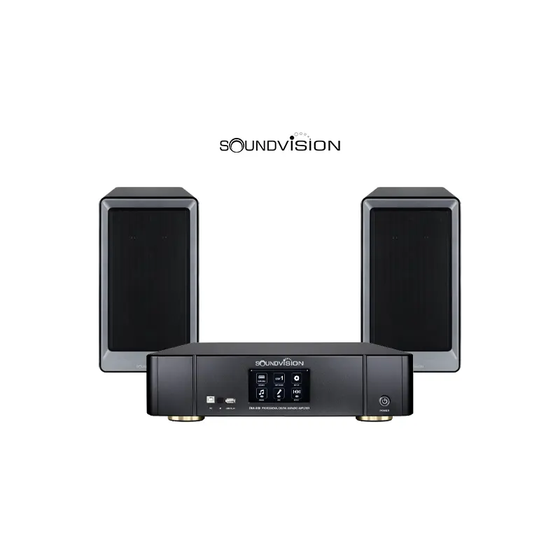 ชุดคาราโอเกะ ลำโพง SOUNDVISION KS-803 + แอมป์ SOUNDVISION DKA-900